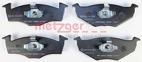 METZGER Bremsbelagsatz, Scheibenbremse